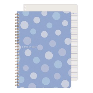 Outlet A5 Ring Notebook Blue Made in Japan