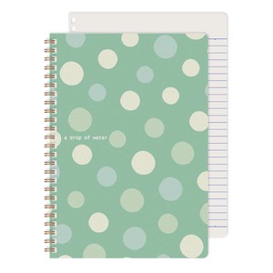 Outlet A5 Ring Notebook Green Made in Japan