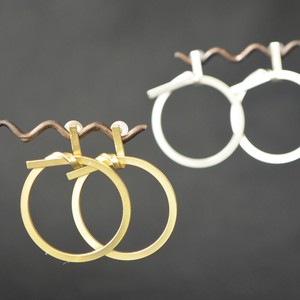 Pierced Earringss Simple 2-colors