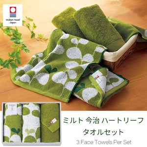 洗脸毛巾 3件每组 日本制造