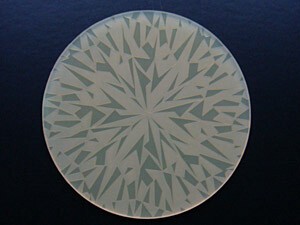シリコン製ダイヤモンドコースター