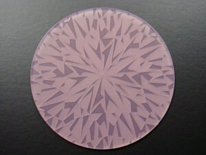 シリコン製ダイヤモンドコースター