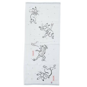 Wildlife Caricature Gauze Long Towel