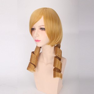 Cosplay Wig Cosplay Cosplay Wig Net Attached Gold Magic Girl