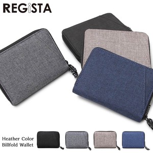Heather Nylon Round Ford Wallet Clamshell Wallet