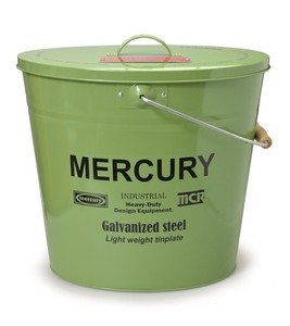 Mercury Tinplate Bucket Oval Khaki