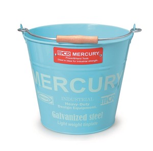 Mercury Tinplate Bucket Regular Blue