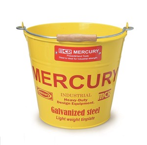 Mercury Tinplate Bucket Regular Yellow