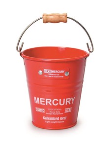 Mercury Tinplate Mini Bucket Red