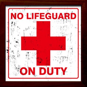 サインフレーム SIGN FRAME No Lifeguard