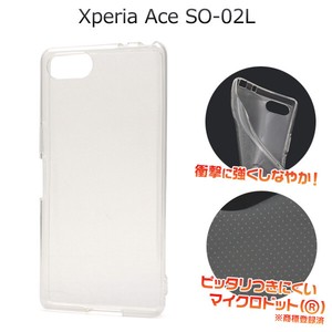 Smartphone Material Items Xperia SO 2 Micro Dot soft Clear Case