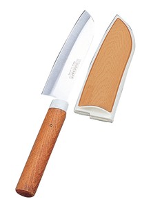 with Plastic Case Fruit Knife Santoku type Blade 105mm