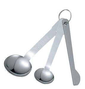 Queenrose Stainless Steel Measuring Spoon Set of 2pcs with Spatula