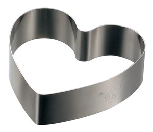 Patissiere Stainless Steel Heart Mold