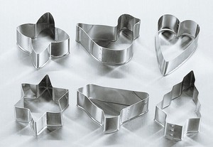 Stainless Steel Cookie Cutter set of 6 pcs
