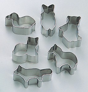 Stainless Steel Mini Cookie Cutter set of 6 pcs