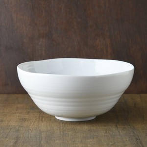 Mino ware Main Dish Bowl White M Made in Japan
