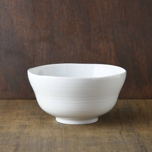 Mino ware Donburi Bowl White 16.5cm Made in Japan