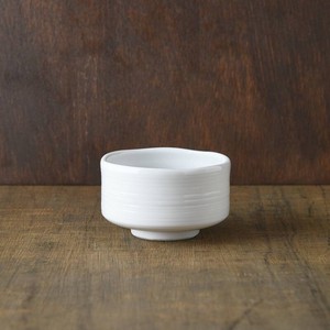 小田陶器 櫛目(kushime) 小抹茶碗 白[日本製/美濃焼/和食器]