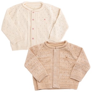 Collection Organic Cotton Knitted Thick Cardigan Made in Japan