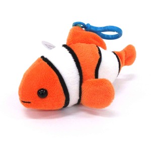 Plush Toy Doll Fluffy Feeling Marshmallow Mascot Key Ring Clownfish 20