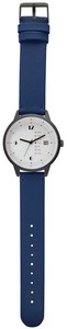 【腕時計】 革ベルト グラモン ホワイトxネイビー QKD052-6