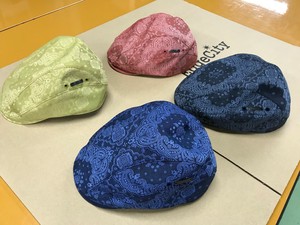 【2019新作】ハンチング【日本製】【帽子】ジャガードペイズリーハンチング 帽子