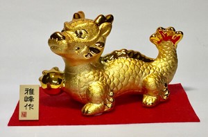 Happiness Ornament Interior Feng Shui Gold Decoration