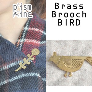 Brass Brooch　BIRD