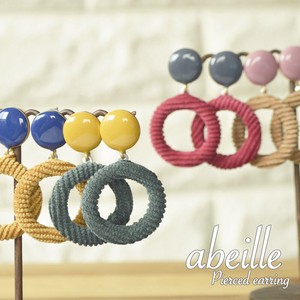 Pierced Earringss Abeille Mini 4-colors