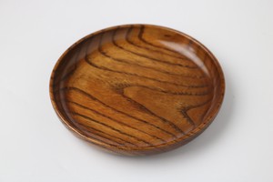 シンプルで木目が美しい木皿☆【新商品】wood plate /木製皿 スリ漆