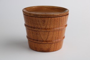 様々な用途で使える多彩なカップ【wooden cup】木製/多用カップ　スリ蓋付き
