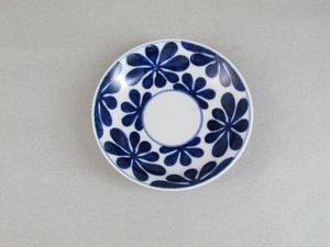 青い花　15cm皿