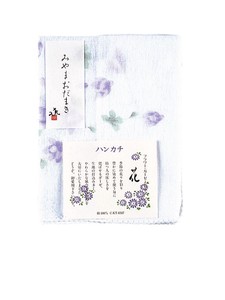 Gauze Handkerchief Cotton Japanese Pattern Made in Japan