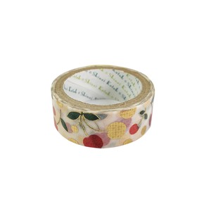 Washi Tape Cherry Glitter Washi Tape Foil Stamping Made in Japan
