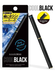 【トレードワークス】電子タバコ COOLBLACK スターターキット　ブラック　ピュアメンソール