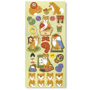 Japanese Style Sticker Shibata Lucky Goods Shiba Dog Dog