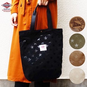 Tote Bag Canvas Star Pattern Ladies' Men's