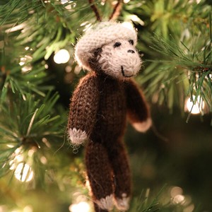 モンキーオーナメント クリスマス オーナメント ツリー 人形 猿