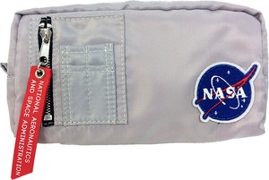 【ティーズ】NASA MA-1　ポーチ　グレー