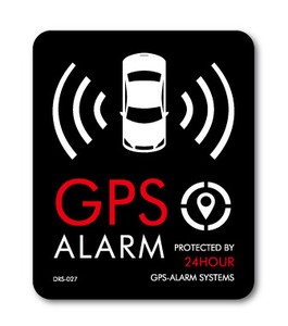 ドラレコステッカー GPS ALARM Mサイズ DRS027 ドライブレコーダー ステッカー グッズ 【2019新作】