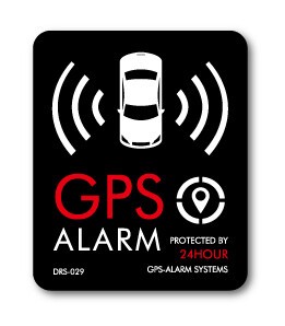 ドラレコステッカー GPS ALARM Sサイズ DRS029 ドライブレコーダー ステッカー グッズ 【2019新作】