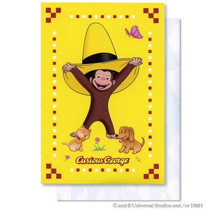 おさるのジョージポップアップカード・多目的　GGC−003（サル、猿）　【海外販売不可商品】