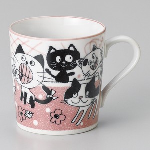 Cat Cup Pink 9cm
