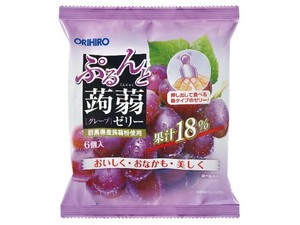 [Jellies] ORIHIRO Purunto Konnyaku Jelly Grape Food Pouch