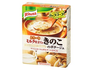 味の素 クノール ミルク仕立のきのこのポタージュ 3袋 x10 【スープ】