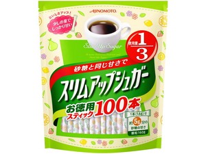 味の素 スリムアップシュガー スティック 100本 x10 【砂糖・ガムシロップ】