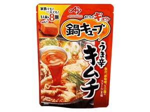 [Retort Foods] Ajinomoto Nabe Cube Umami Spicy Kimchi 8pcs Pouch mentsuyu