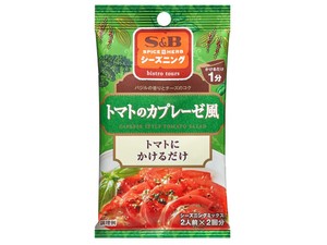 S&B エスビー シーズニング トマトのカプレーゼ 3.5gX2 x10 【スパイス・香辛料】