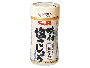 S＆B 味付塩こしょう 化学調味料無添加 200g x5 【スパイス・香辛料】